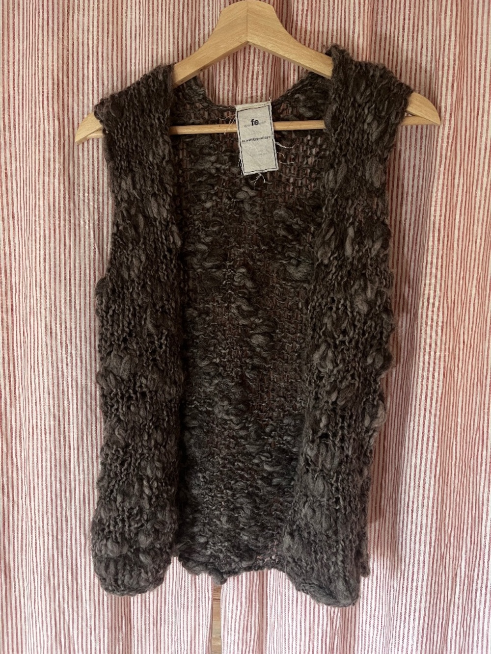Hand knit Chunky Sweater Vest